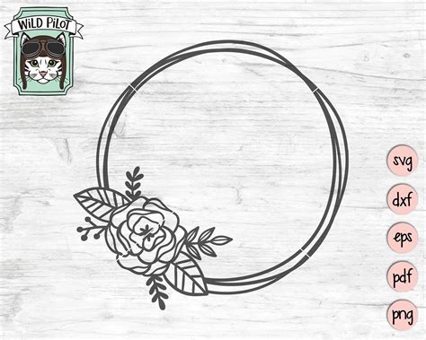 Everything You Need To Know About Silhouette Floral Wreath Svg Free - Daybreakinthekingdom.com