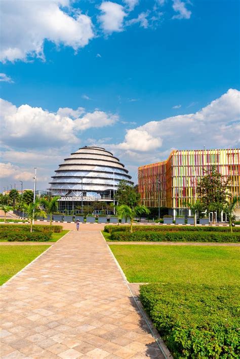 Kigali Convention Centre on a Sunny Day Editorial Stock Image - Image of facility, exterior ...