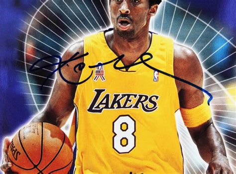 Kobe Bryant Signed Basketball Card