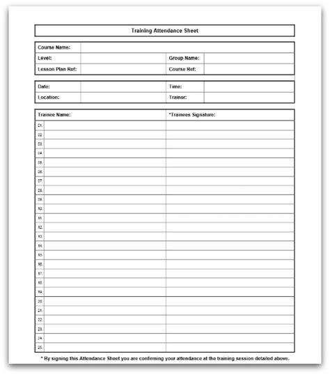 Free Attendance Sheet Templates (For Students Employees), 52% OFF