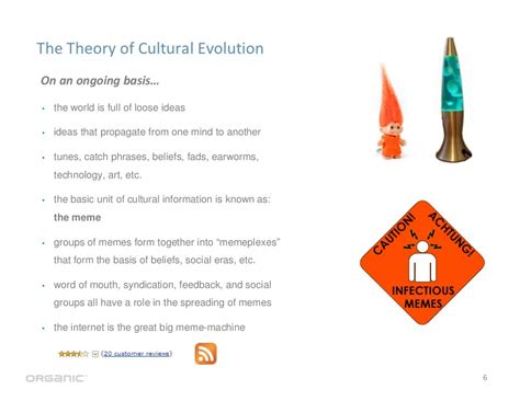 The Theory of Cultural Evolution