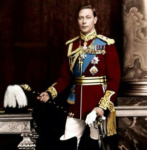 His Majesty #KingGeorgeVI in Field Marshal's uniform | Military uniform fashion, Royal family ...