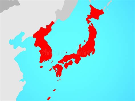 Map Of Japan And Korea