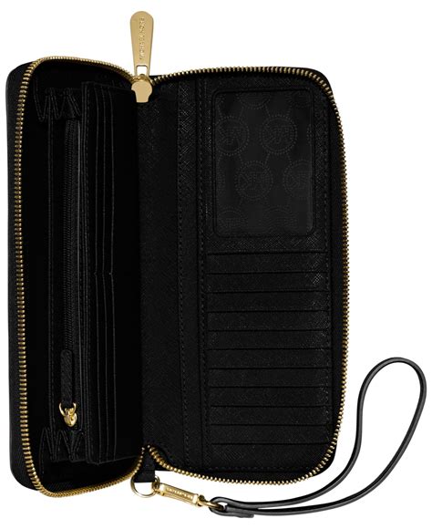 Michael kors Jet Set Travel Continental Wallet in Black - Save 65% | Lyst