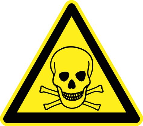 Clipart - Toxic/Poison Warning Sign