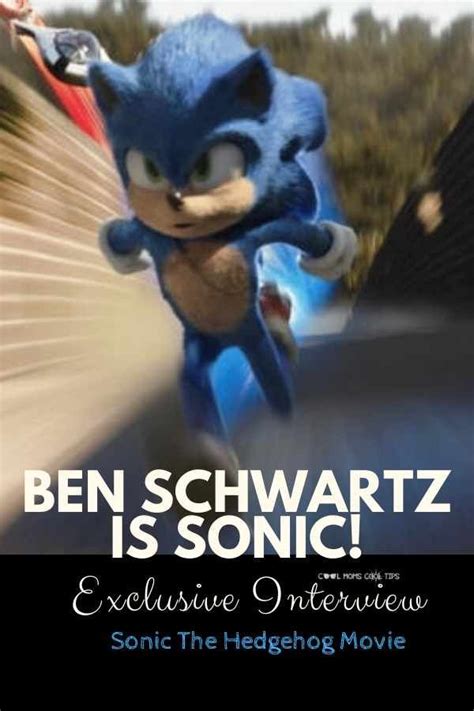 Super Charged! Ben Schwartz is Sonic - Exclusive Interview - Cool Moms Cool Tips | Sonic the ...