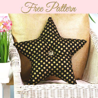 Star Pillow Pattern - Free Pattern Template | TREASURIE