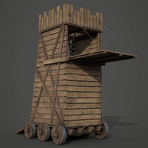 Siege Tower 3D Model - 3DHunt.co