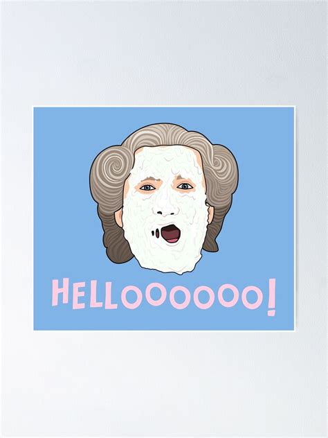 "Mrs Doubtfire | Hello" Poster by Jakmalone | Redbubble