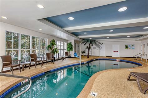 Indoor Pool with Lounge Area