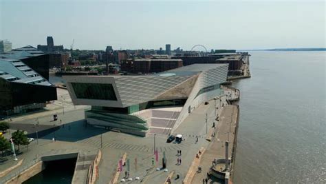 Museum of Liverpool at Pier Head - aerial view - LIVERPOOL, UK - AUGUST ...