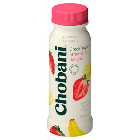 Chobani Low-Fat Strawberry Banana Greek Yogurt Drink - Shop Shakes & Smoothies at H-E-B