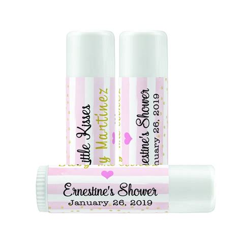 Lip Balm Labels Personalized Lip Balm Labels Baby Shower - Etsy