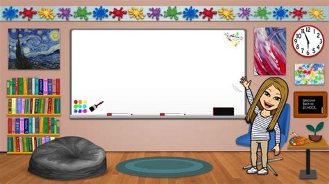 Bitmoji Classroom Template Art - Etsy | Classroom background, Circus theme classroom, Art classroom