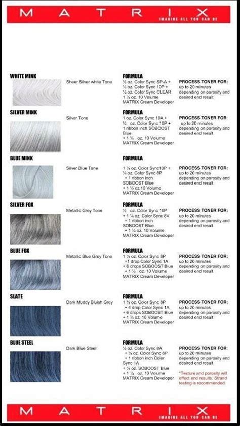 10 best Matrix formulas images on Pinterest | Human hair color, Hair ...