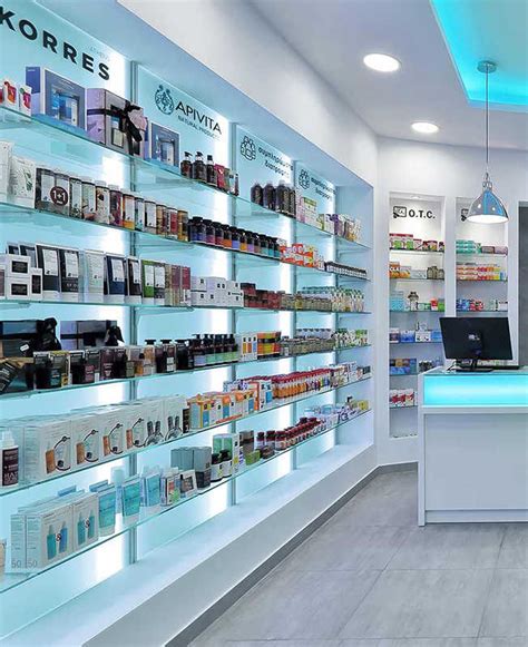 Creative Modern Retail Wooden Medical Pharmacy Store Design - VM ...