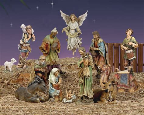 Nativity Set, 27" Scale Size Full Set - Religious Supply Center