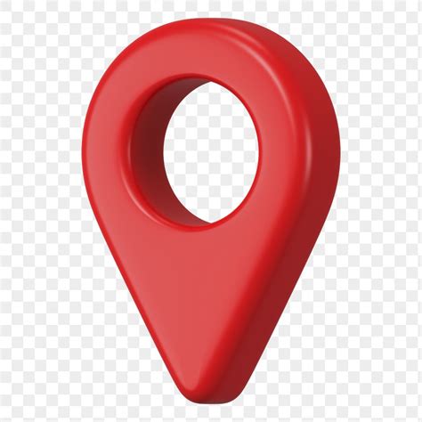 3D location pin png sticker, | Free PNG Sticker - rawpixel