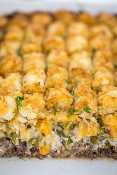 The Ultimate Tater Tot Casserole [video] | Recipe | Thanksgiving side ...