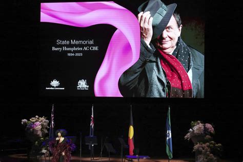 King Charles pays light-hearted tribute to comedian Barry Humphries at Sydney memorial service ...