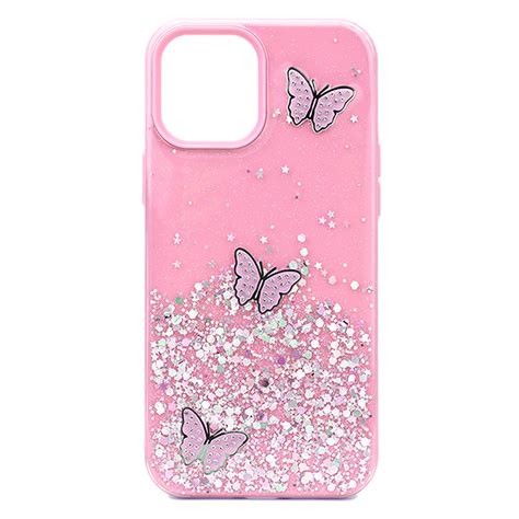 Wholesale Glitter Jewel Butterfly Double Layer Hybrid Case Cover for Apple iPhone 12 Pro Max ...