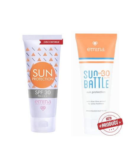 Emina Sun Protection SPF 30 Sunscreen yang Ringan dan Melembapkan