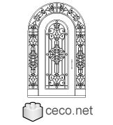Autocad drawings of decorative elements ornaments deco dwg dxf