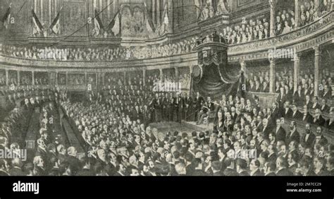 The first Italian Parliament: King Victor Emmanuel II proclaims the Constitution of the Kingdom ...