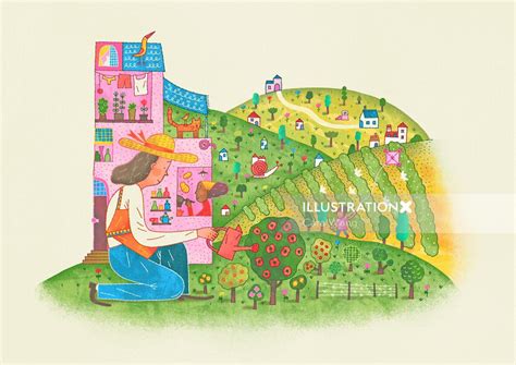 Garden Map | Illustration by Cara Wang