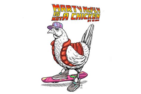 Marty McFly is not a Chicken on Behance