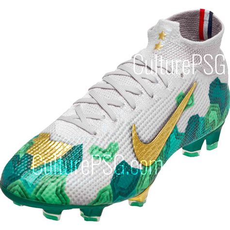 Nike Mercurial Superfly Elite FG Mbappé X Bondy Grau/Gold/Grün LIMITED ...