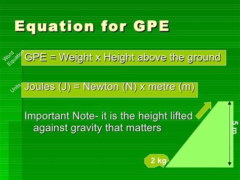 GPE and Kinetic Energy