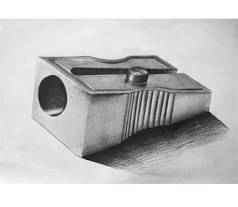 SHARPENER on Behance | Object drawing, Shadow drawing, 3d art drawing