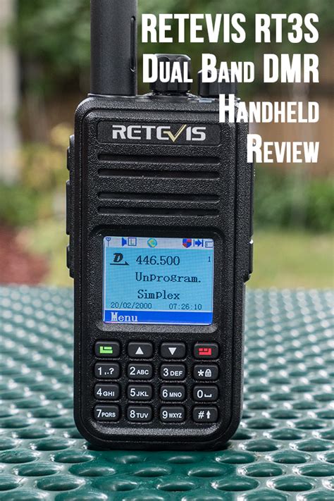 Retevis RT3S Dual Band DMR Handheld Transceiver Review - KB9VBR Antennas