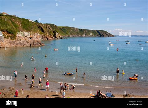 Gorran Haven Beach Cornwall Stock Photo - Alamy