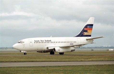 Ansett New Zealand B737-100, Auckland Airport, Mar 1989. Ansett NZ's ...