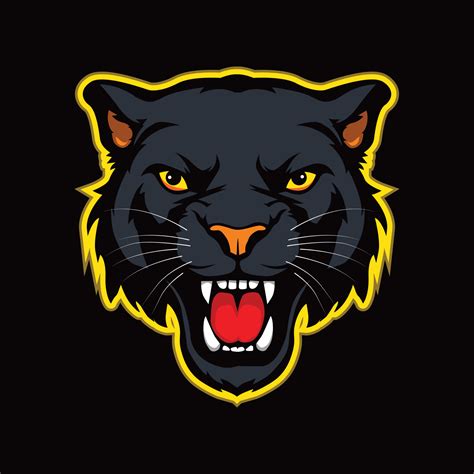 Angry Panther mascot logo vector, gaming logo, tiger logo, face logo, 23609412 Vector Art at ...