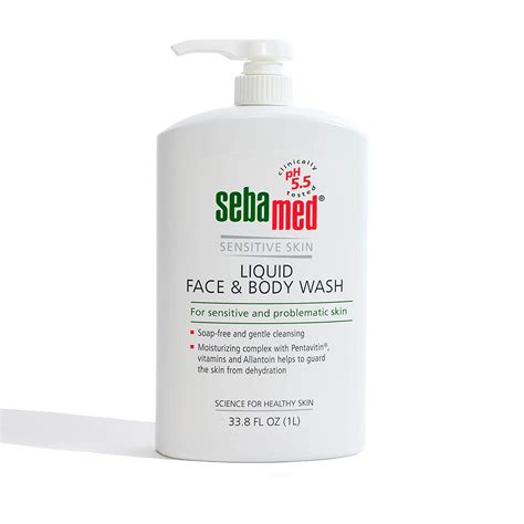 Sebamed Liquid Face and Body Wash For Sensitive And Problematic Skin 1000ml/33.8oz - Walmart.com