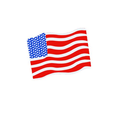 American Flag Waving Gif Transparent