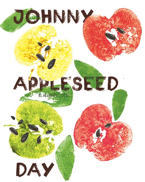 Day 40: National Johnny Appleseed Day / Sept 26th