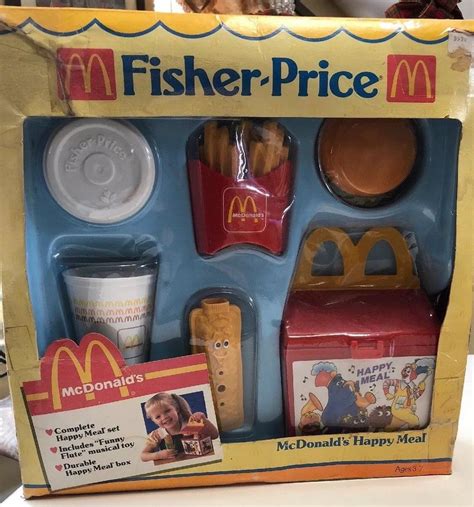 Vtg 1988 Fisher Price McDonald's Happy Meal Fun With Food | #1953312846