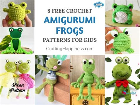 8 Free Crochet Amigurumi Frog Patterns For Kids - Crafting Happiness