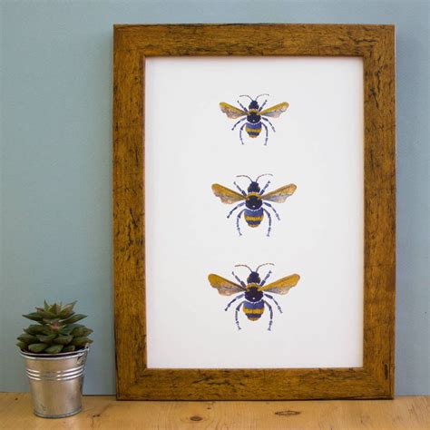 Three Gold Bees Metallic Print | Gold artwork, Nursery artwork, Gold bee