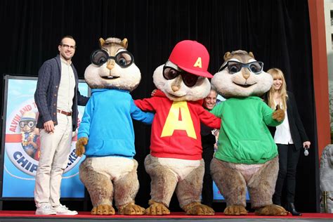 LOS ANGELES NOV 1 Jason Lee Alvin and The Chipmunks at the Alvin The ...