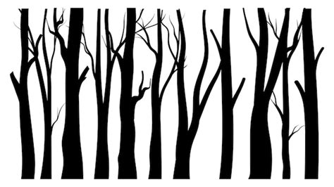 Tree Trunk Silhouette Images - Free Download on Freepik