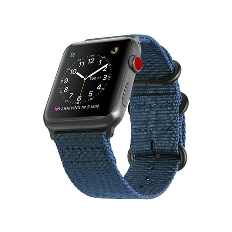 Fintie - Fintie Apple Watch Band 42mm Woven Nylon Bands Adjustable ...