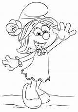 Smurfblossom From Smurfs The Lost Village coloring Page  ColouringPages sketch template