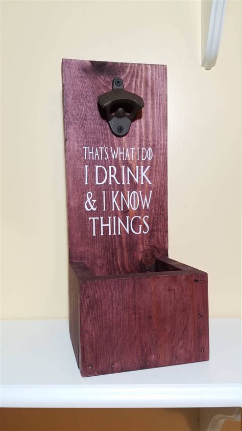 Opener Wall Mount Game of Thrones BOTTLE Opener GOT Bottle | Etsy