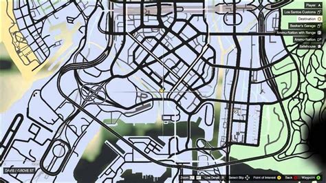 Grove Street map location GTA 5