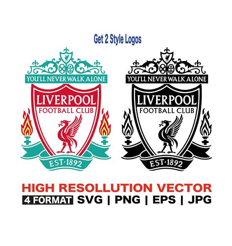 Liverpool FC Logo SVG EPS Png Jpg Instant Download | Etsy